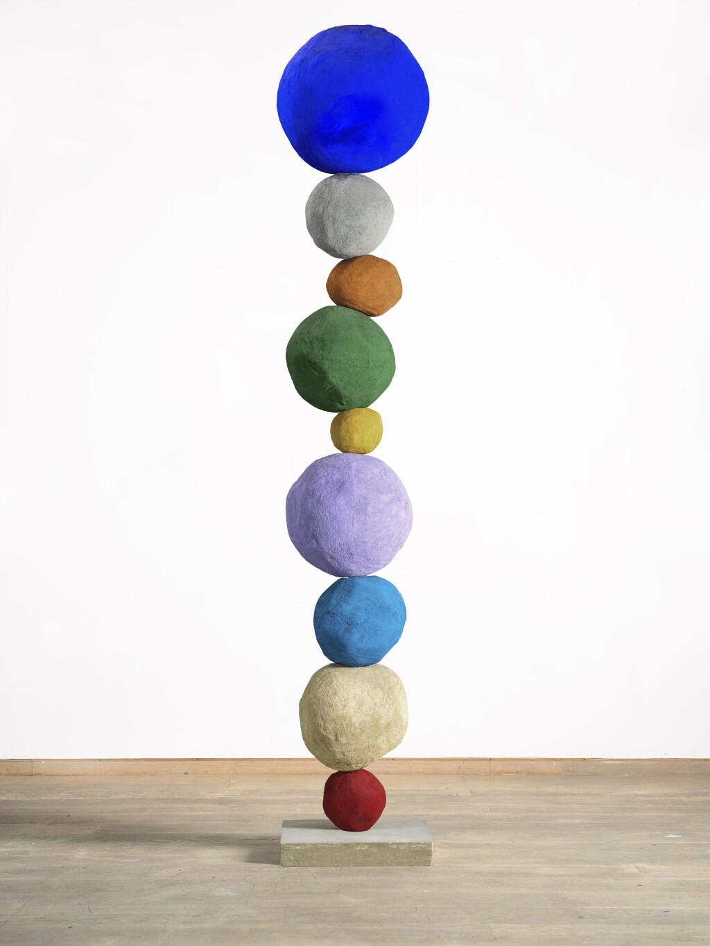Stack 9, Ultramarine Blue. Image courtesy of Sotheby's