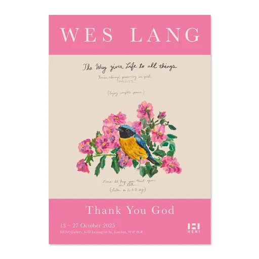Wes Lang - Thank You God Poster: The Way gives Life to all things