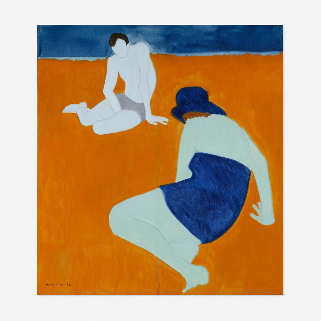 Orange Sand (1962). Sold for $37,500 in 2021. Image courtesy of Rago Arts & Auction Center