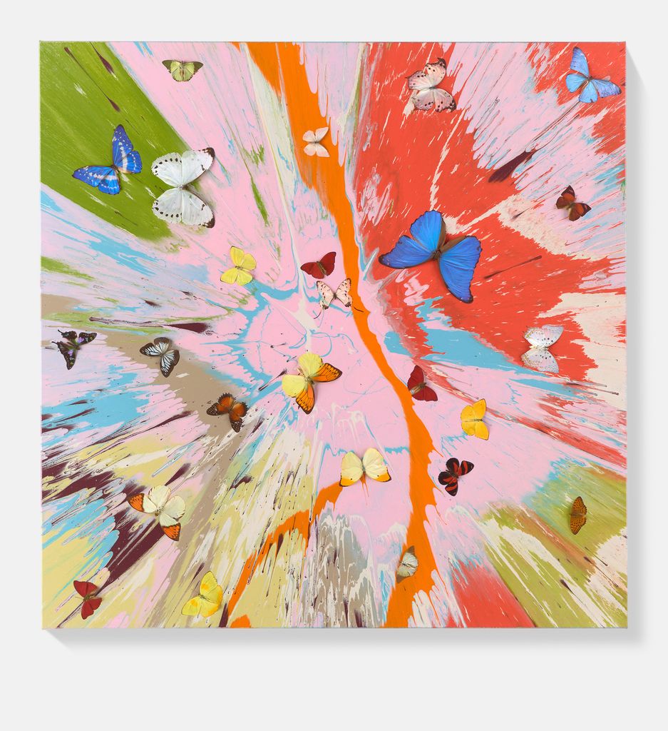 Beautiful Temple of Love Painting (with Butterflies) 1 main image