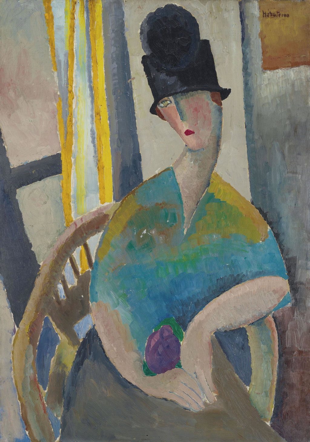 Femme Au Chapeau Cloche (1919). Sold for $536,900 in 2019. Image courtesy of Christie's