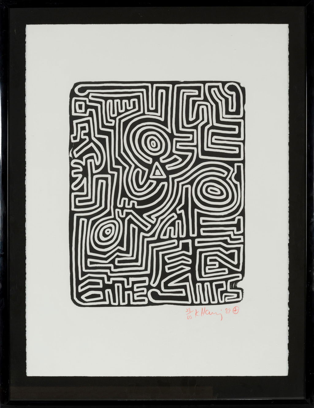Stones (From Stones Portfolio) by Keith Haring sold for $17,000.
Image courtesy of Bonhams Cornette de Saint Cyr