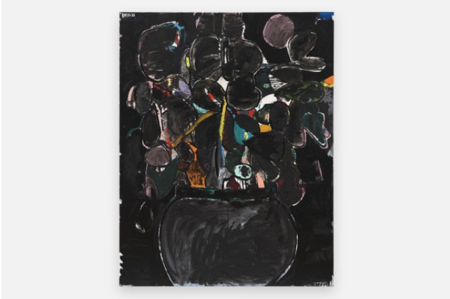 Eddie Martinez: Purple Flopper at Galerie Max Hetzler in Paris