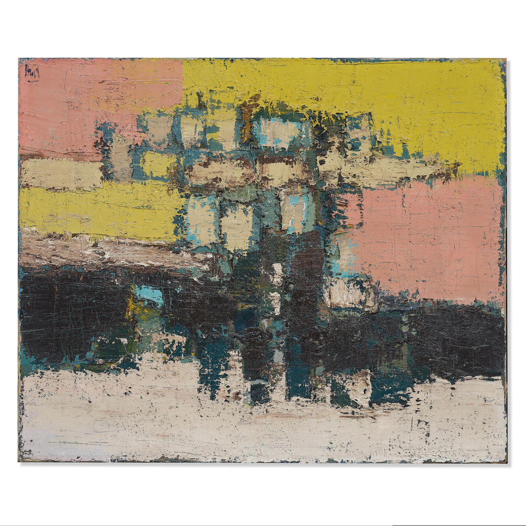 Composition by Nicolas de Stael sold for $1.24m.
Image courtesy of Bonhams Cornette de Saint Cyr