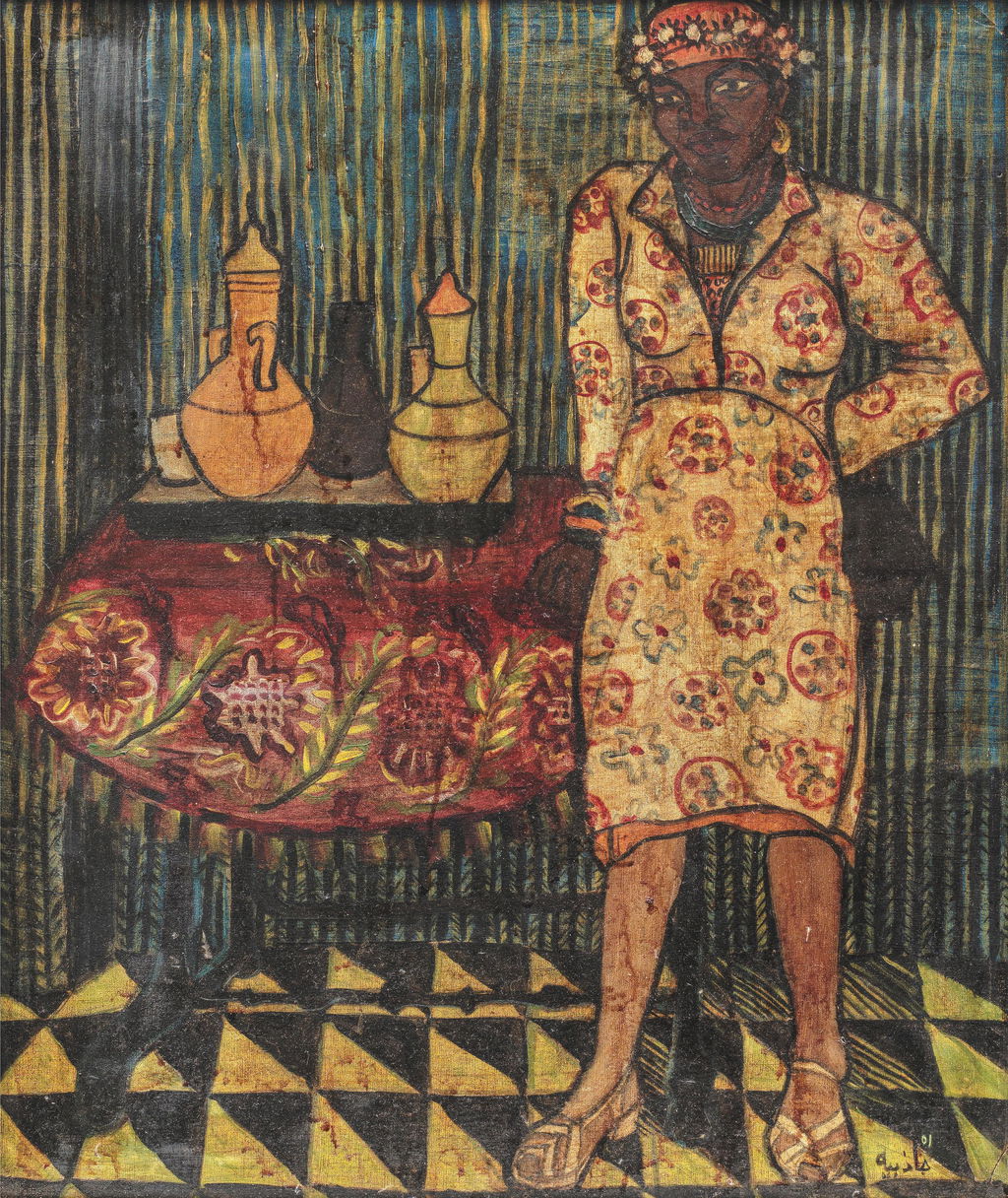 A Woman with Water Pots. Image courtesy of Bonhams