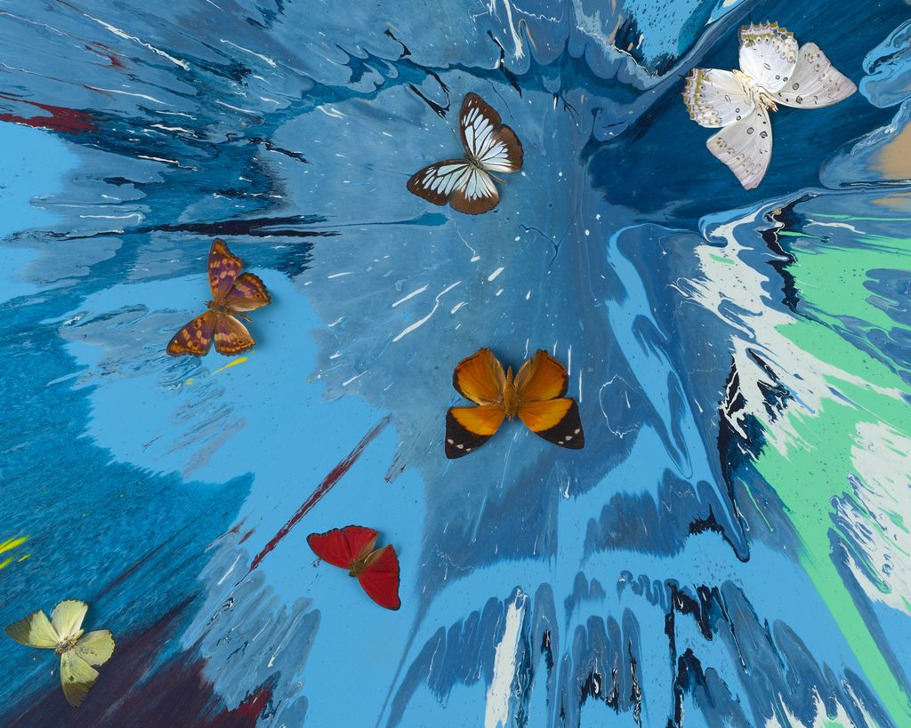Beautiful Mysteries of the Deep Painting (with Butterflies) 4