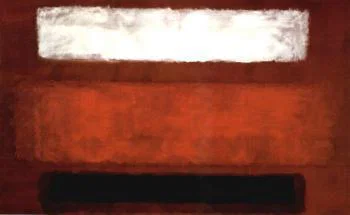 No. 9 (White and black on wine) (1958). Sold for $1.65m in 1983. Image courtesy of Sotheby's