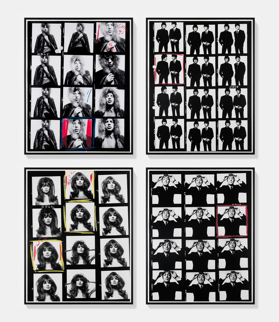 David Bailey's The Pin-Ups Contact Sheets | HENI Primary