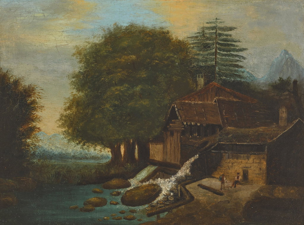 Paysage avec moulin. Image courtesy of Sotheby's