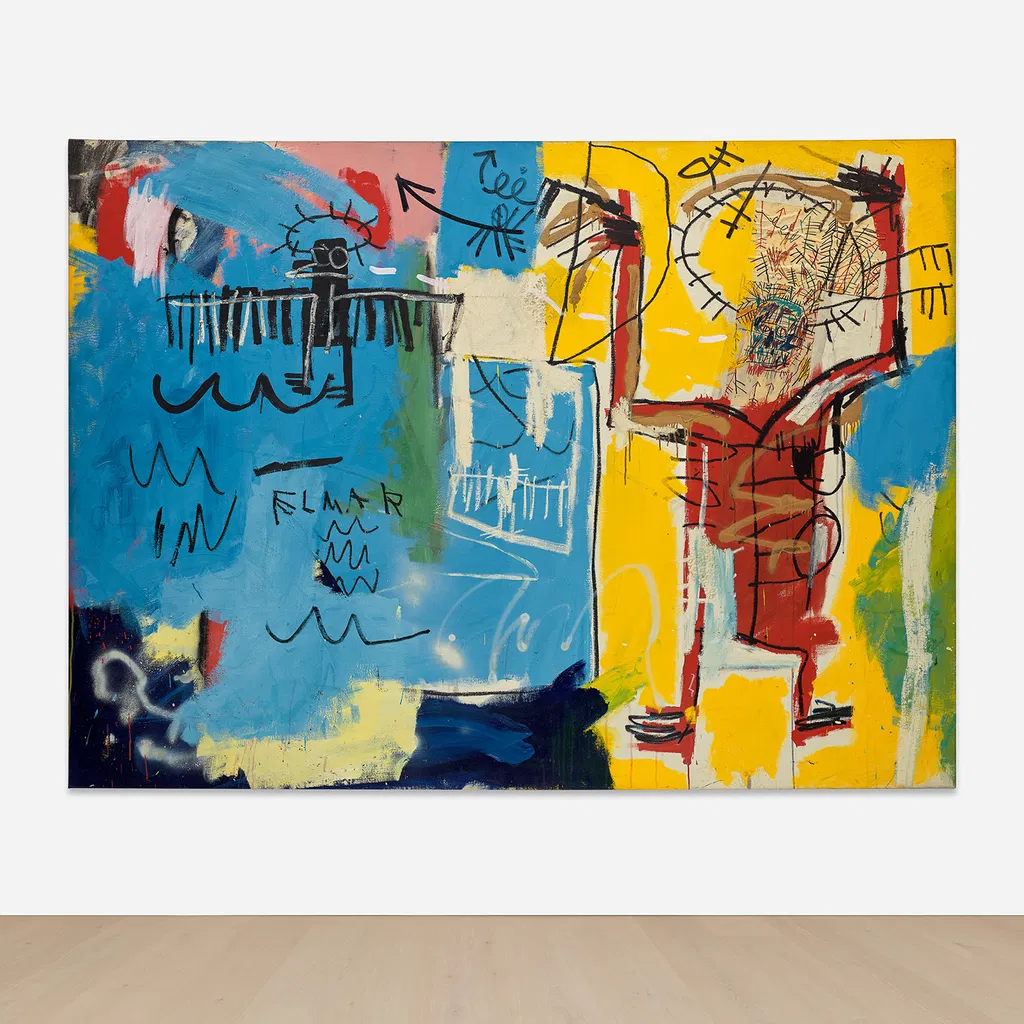 Jean-Michel Basquiat work sells for $46.48m, 16% Above Estimate at Auction