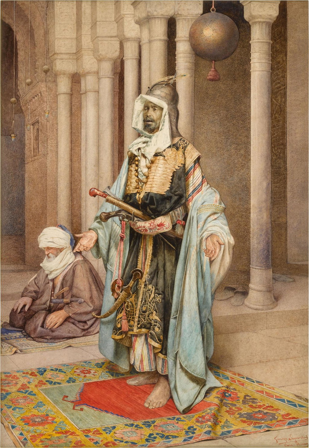 At Prayer (Undated). Sold for $54,400 in 2025. Image courtesy of Sotheby's