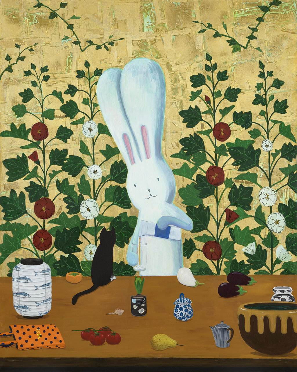 YES! (A bag made by my mother) by Atsushi Kaga sold for $584,900 (815% above estimate). Image courtesy of Christie's