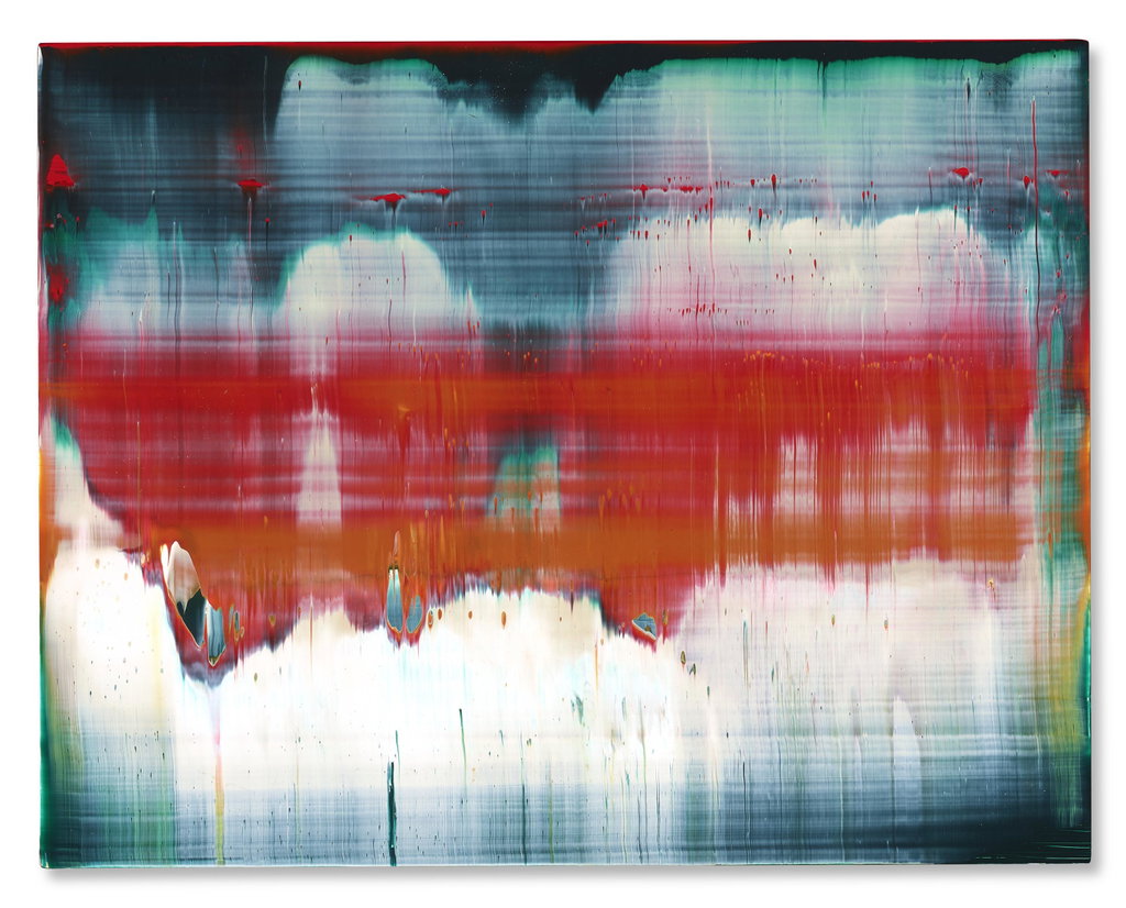 Fuji by Gerhard Richter sold for $1.15m. Image courtesy of Christie's