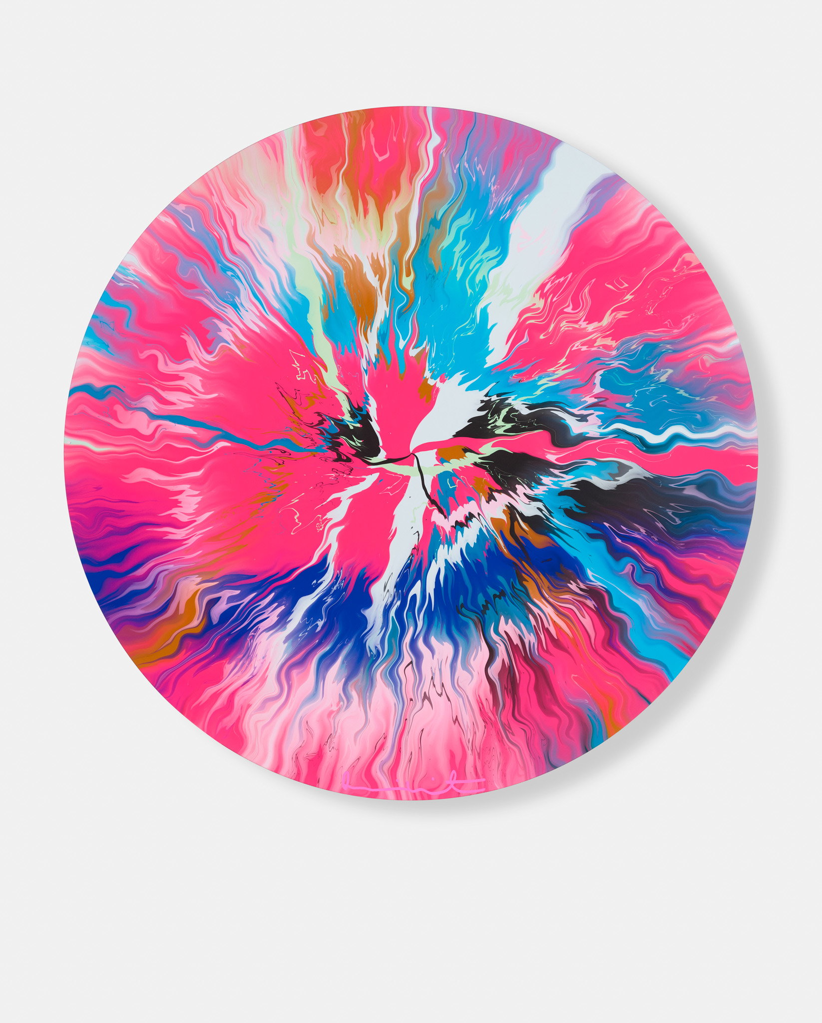 Beautiful, Throwing-Sail-Down Bursting River Painting image #1 main image