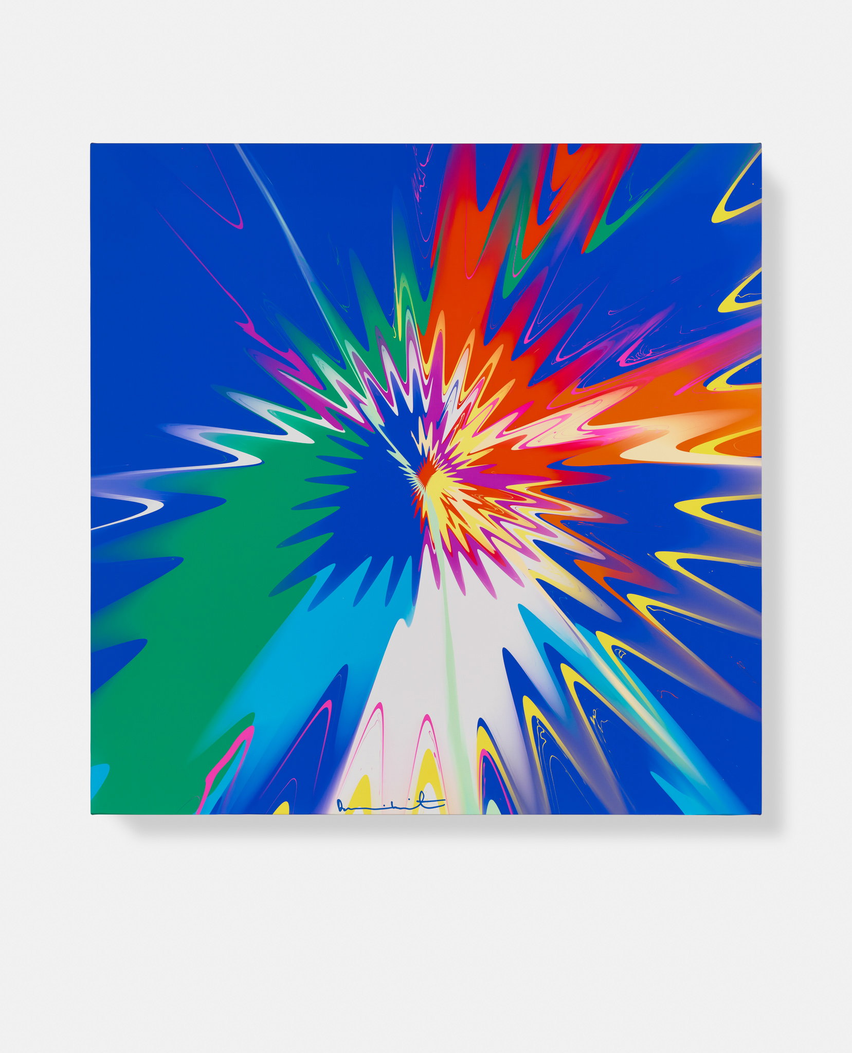 Beautiful, Almost Untamed, Too Keenly Alive, Strange Noblest, Bold And Grandest Implosion Painting image #1 main image