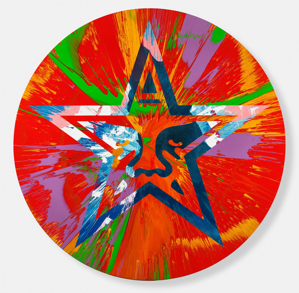 Beautiful Uplifting Icon Star 5 Spin Disappearing Painting 1 main image