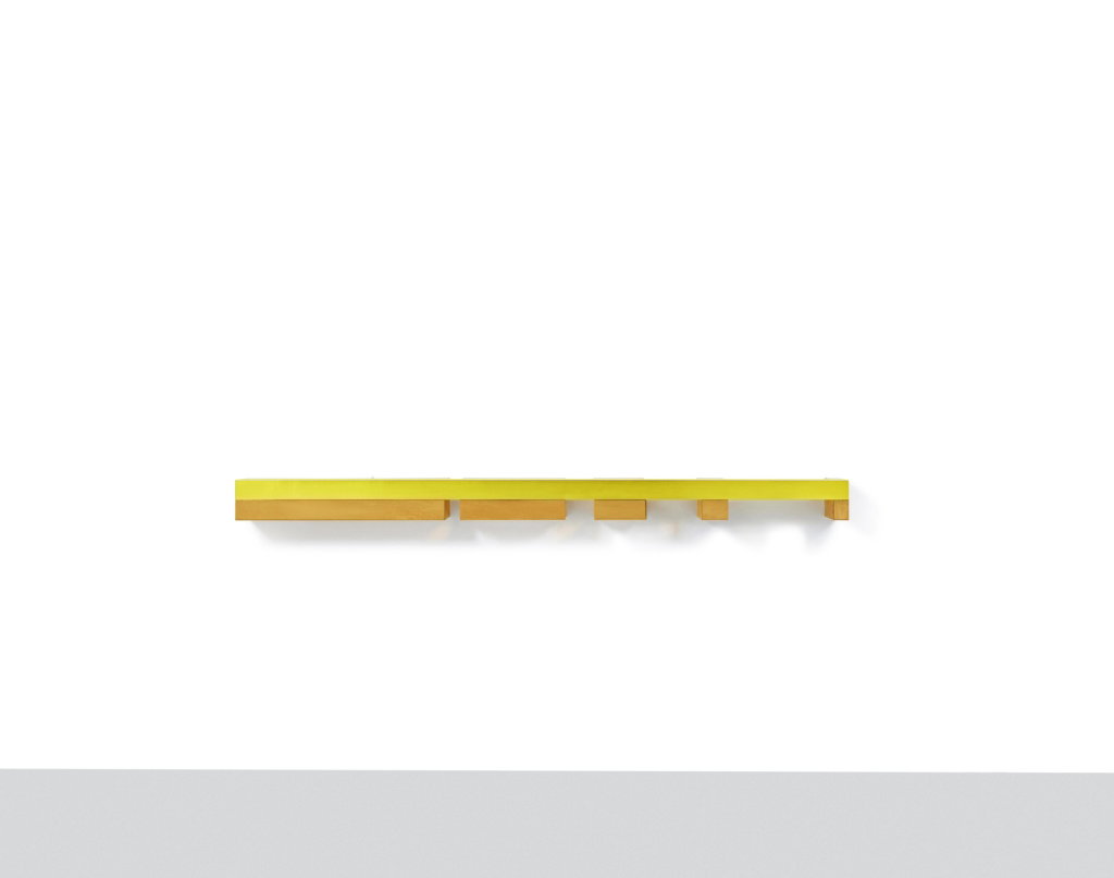 Untitled by Donald Judd sold for $1.22m. Image courtesy of Sotheby's