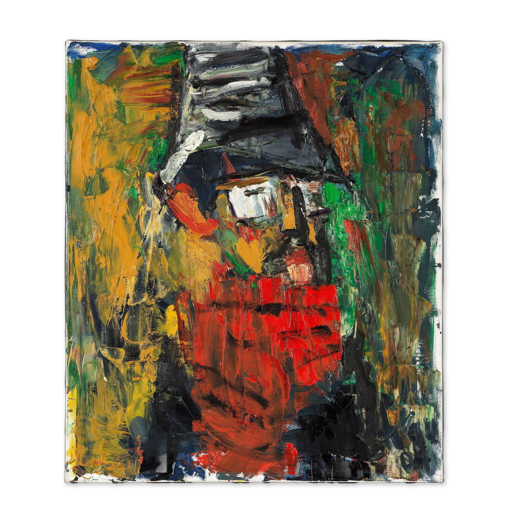 Self-Portrait by Tran Luu Hau sold for $32,500. Image courtesy of Bonhams Cornette de Saint Cyr