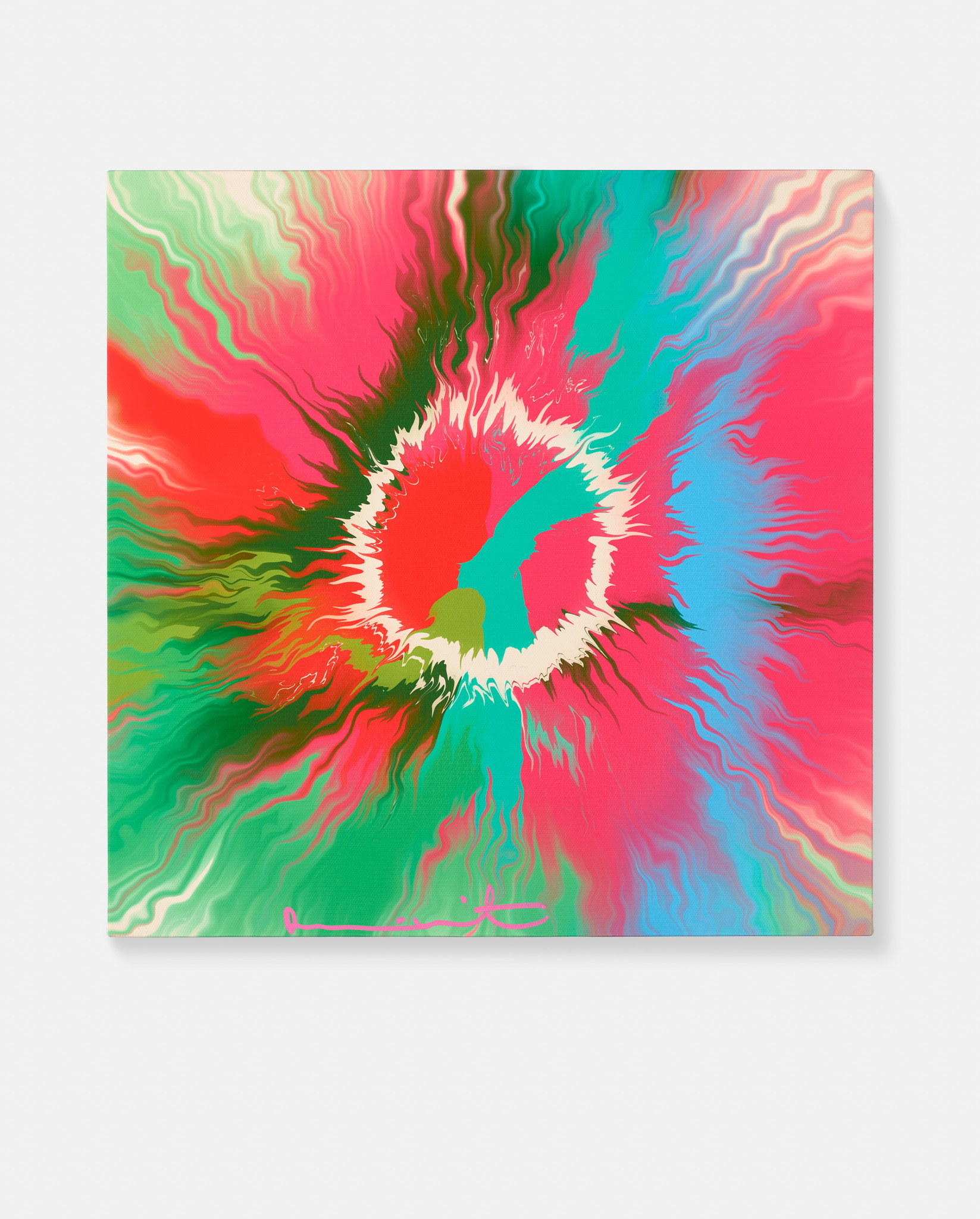 Beautiful, Over-Indulgent But Brilliant Bursting River Painting image #1 main image