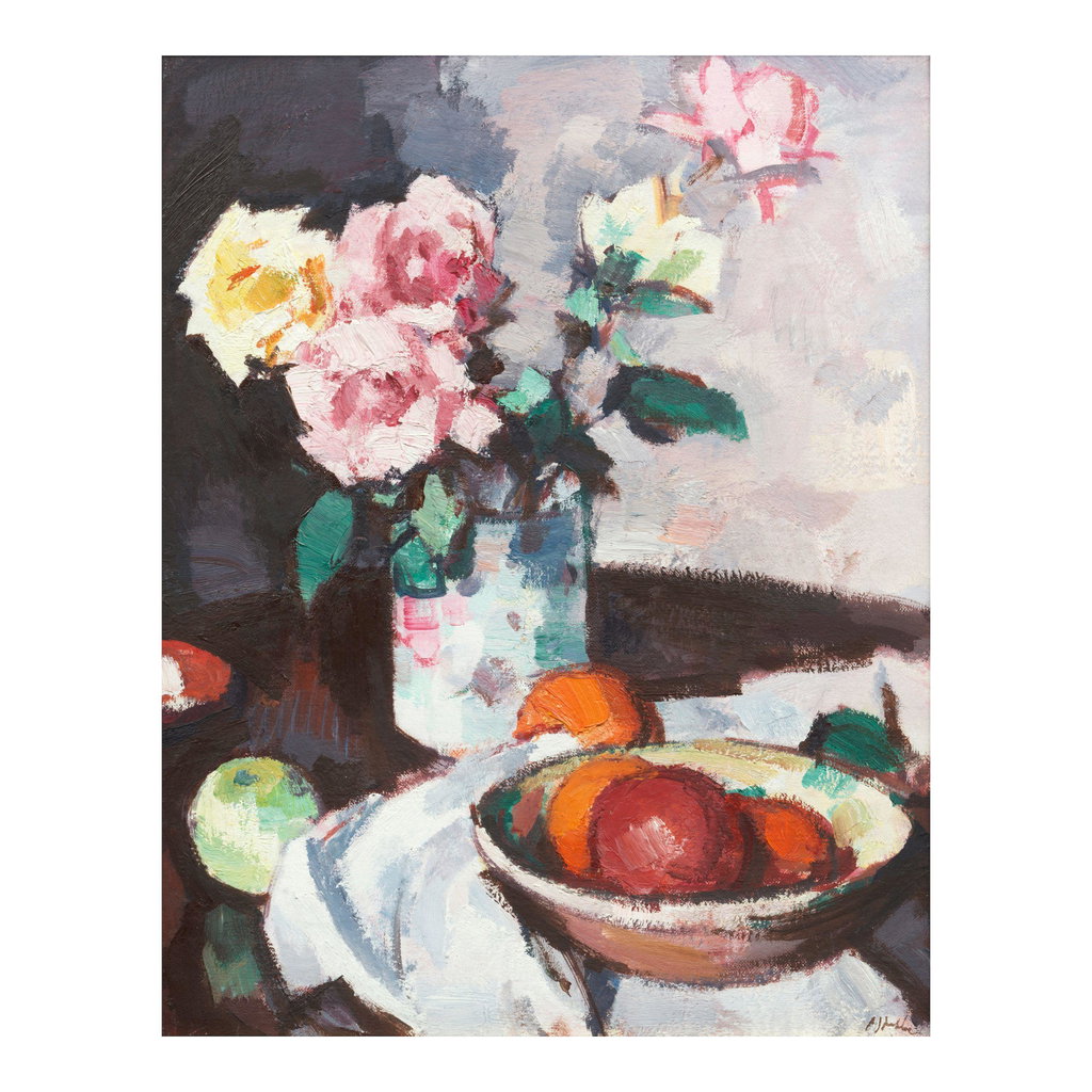 Still Life with Roses, Apples and Oranges. Image courtesy of Bonhams
