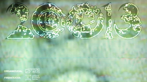 Exhibition '20013' at the Meno Avilys cinematheque exposition space