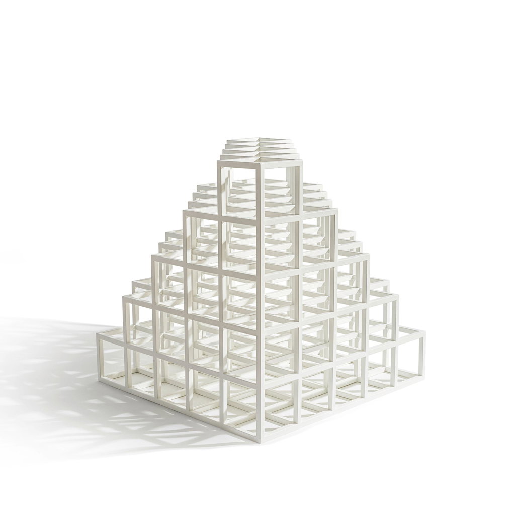 Untitled by Sol Lewitt estimated at $174,600 (low) to $232,800 (high). Image courtesy of Bonhams Cornette de Saint Cyr