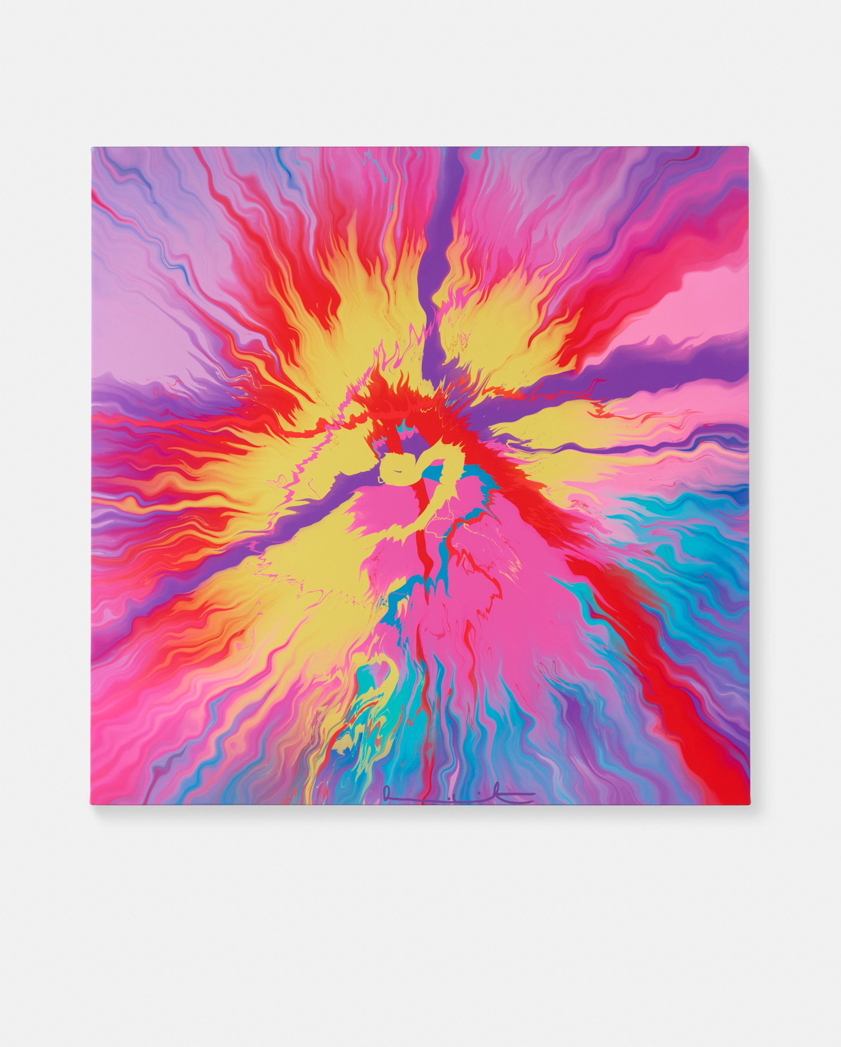 Beautiful, Truly Startling Bursting River Painting image #1 main image