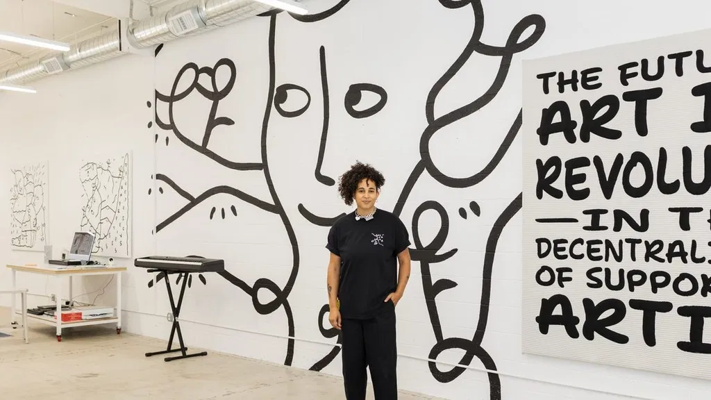 Shantell Martin: Transforming Spaces with Line Drawings at Vardan Gallery, LA