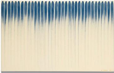 From Line by Lee Ufan sold for $866,200. Image courtesy of SBI Art Auction Co.