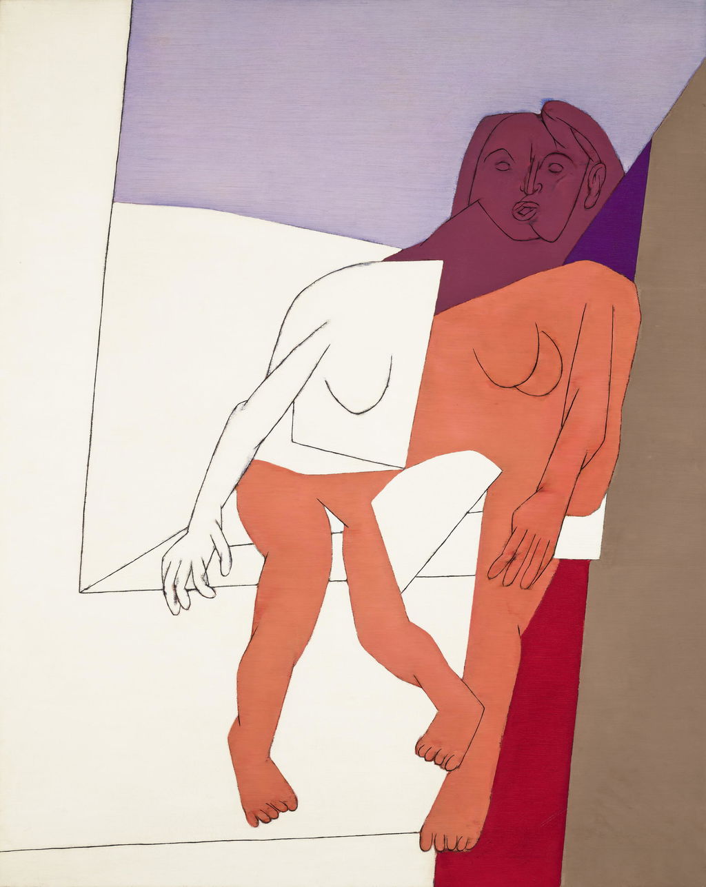 Gesture by Tyeb Mehta estimated at $2m (low) to $3m (high). Image courtesy of Christie's
