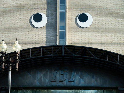 Boston's googly eyes for outdoor show