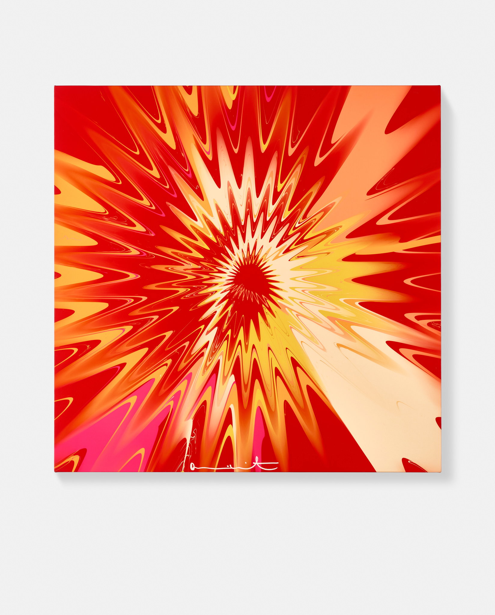 Beautiful, Socially Good, Entirely Justified, Heart Too Pure Implosion Painting image #1 main image