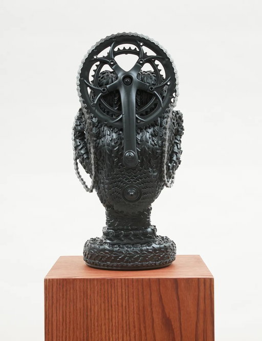 Kim Dacres Revitalizes Sleek Tires, Chains, and Gears in Defiant Sculptures