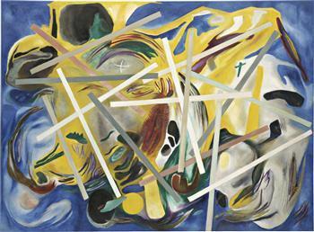 Crosses (1944). Sold for $74,500 in 2011. Image courtesy of Phillips de Pury