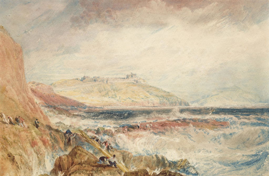 Pendennis Castle and the entrance to Falmouth Harbour, Cornwall: Scene after a Wreck by J.M.W. Turner sold for $397,800.
Image courtesy of Christie's