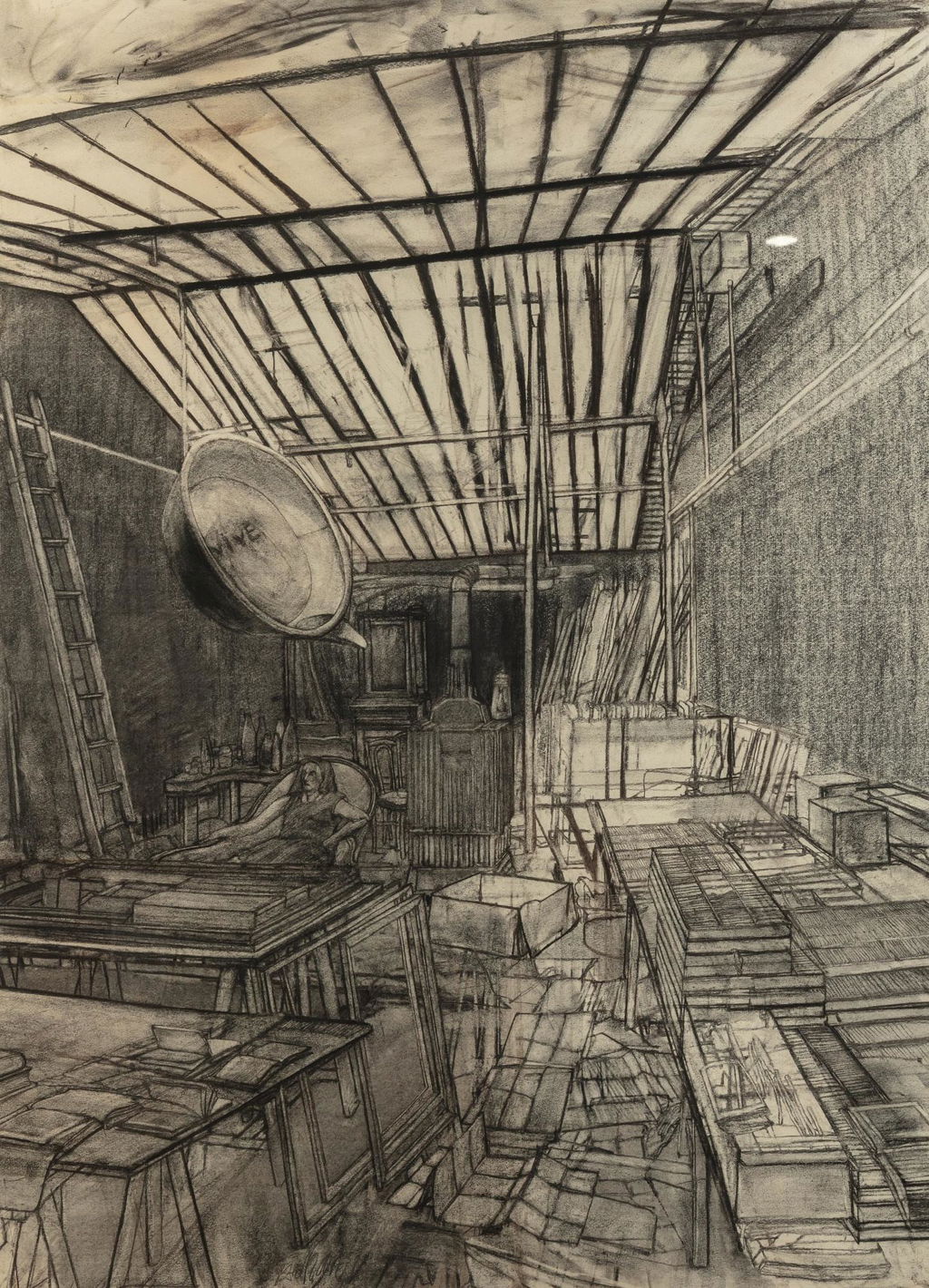 Modèle dans l'atelier, rue de Crussol. Image courtesy of Sotheby's, Online