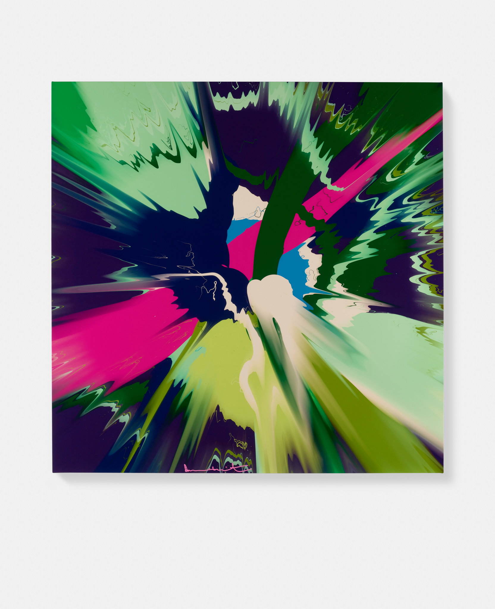 Beautiful, Greater Still, Just But Soothful, Highly Unusual And Amazing Helter Skelter Painting image #1 main image
