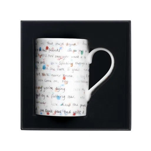 All Over Text Mug