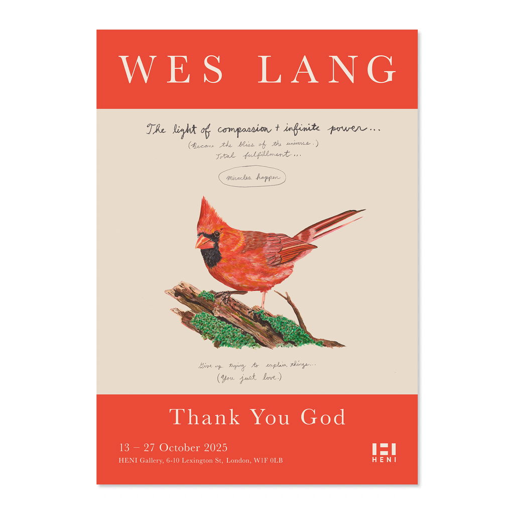 Wes Lang - Thank You God Poster: The light of compassion + infinite power... image #1 main image