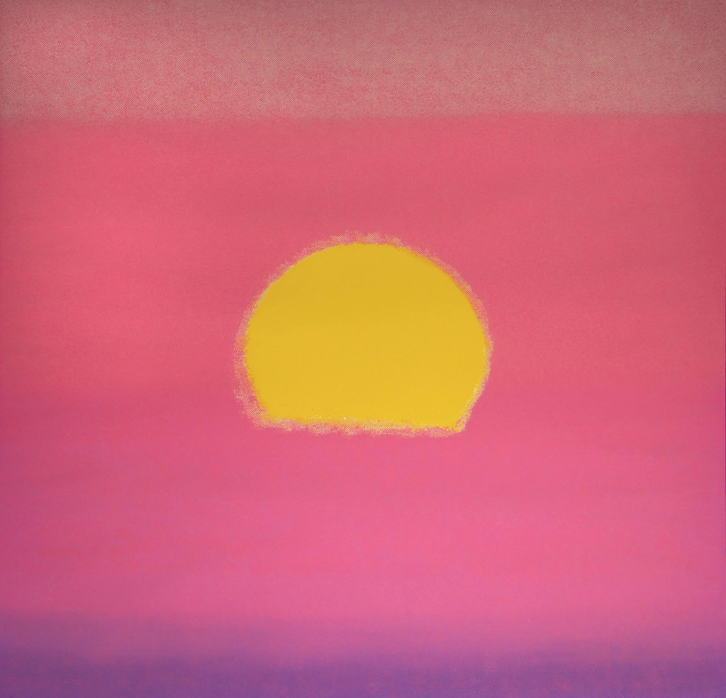 Sunset by Andy Warhol sold for $188,800. Image courtesy of Sotheby's