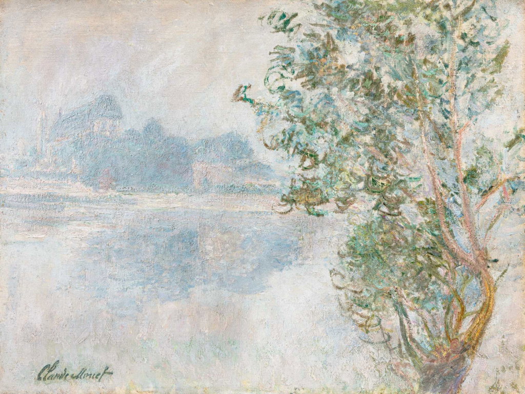 La Seine à Vernon, l'arbre by Claude Monet sold for $4.78m. Image courtesy of Sotheby's