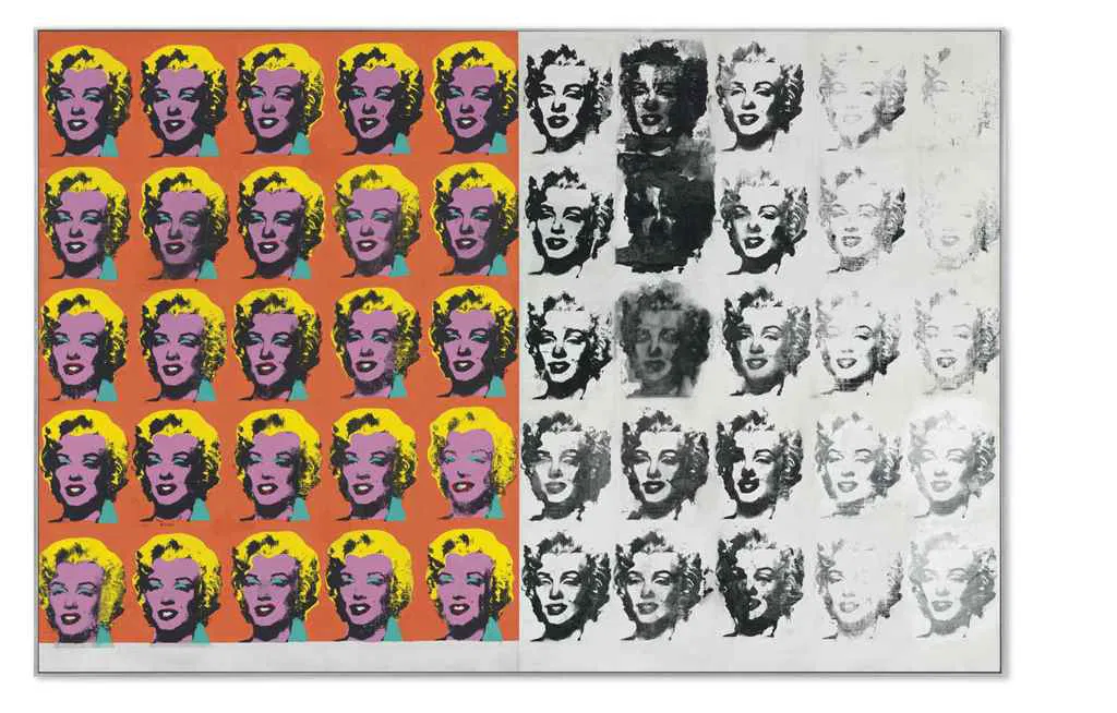 Warhol Diptych. Image courtesy of Christie's