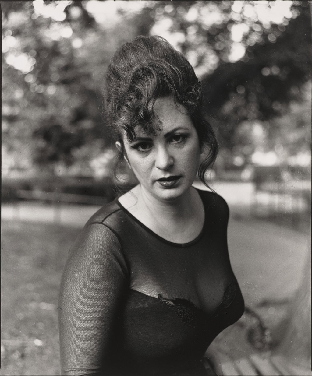 Nan in Stuyvesant Park, NYC by David Armstrong sold for $19,100 (852% above estimate). Image courtesy of Christie's