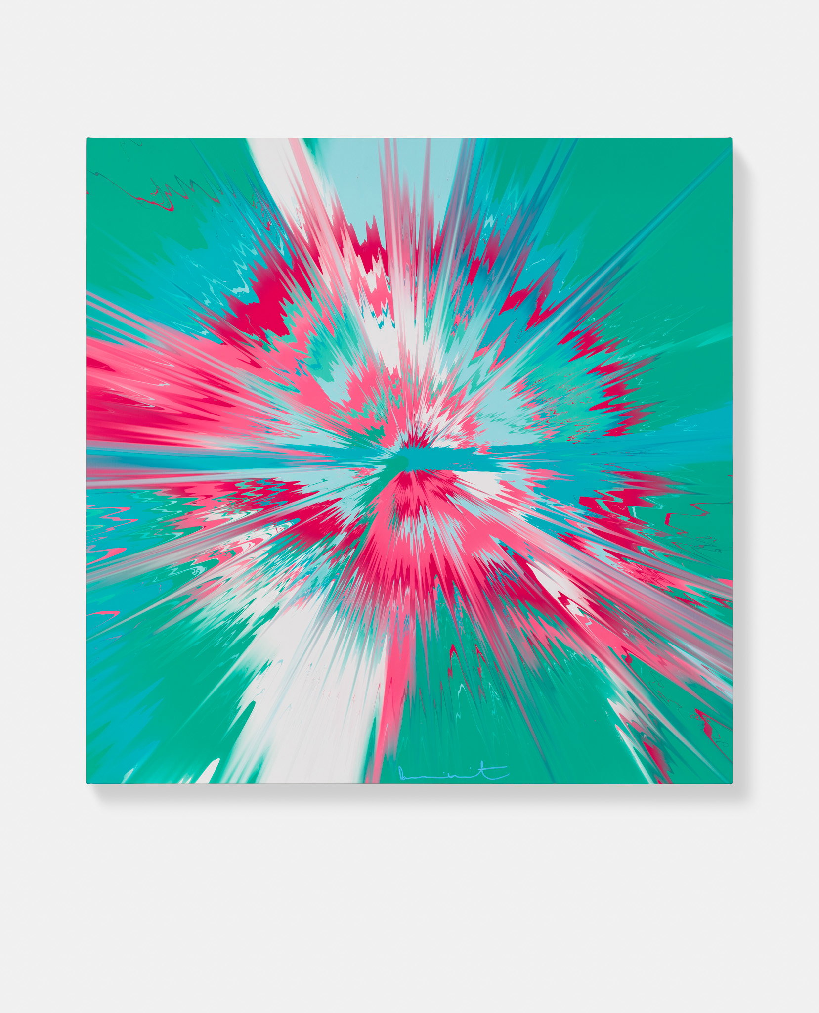 Beautiful, Half Smiling, Heart-Chilling, Still Sweeter Vapor Painting image #1 main image