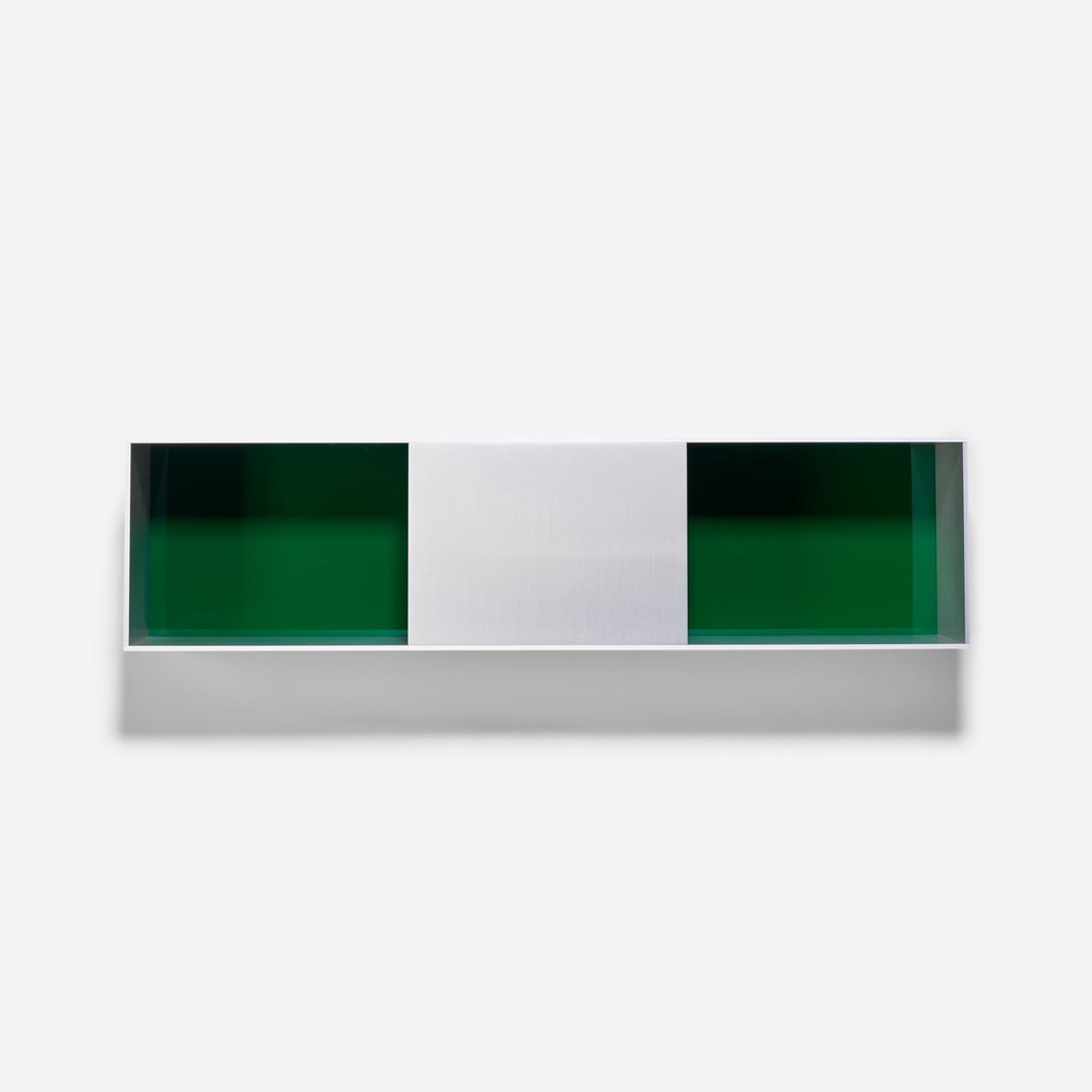 Untitled by Donald Judd sold for $697,200. Image courtesy of Phillips
