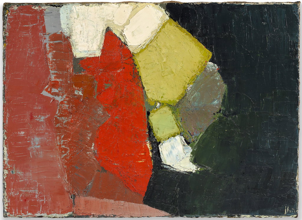 Composition by Nicolas de Stael estimated at $935,000 (low) to $1.4m (high). Image courtesy of Artcurial
