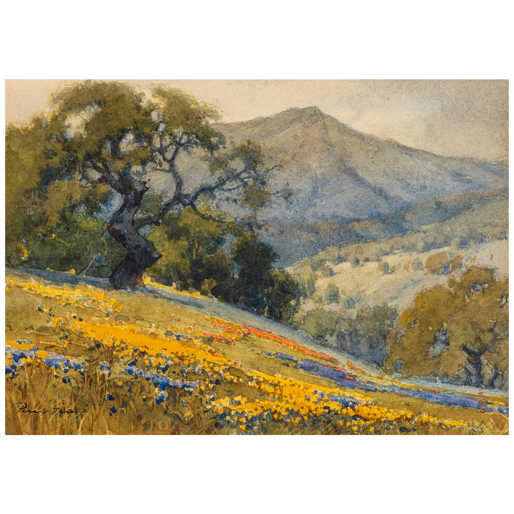 Oaks and Color by Percy Gray sold for $16,600 (454% above estimate). Image courtesy of Bonhams