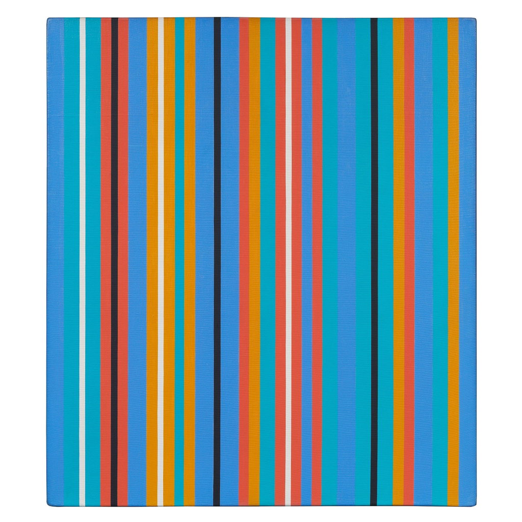 Ka 4 by Bridget Riley sold for $1.21m. Image courtesy of Bonhams