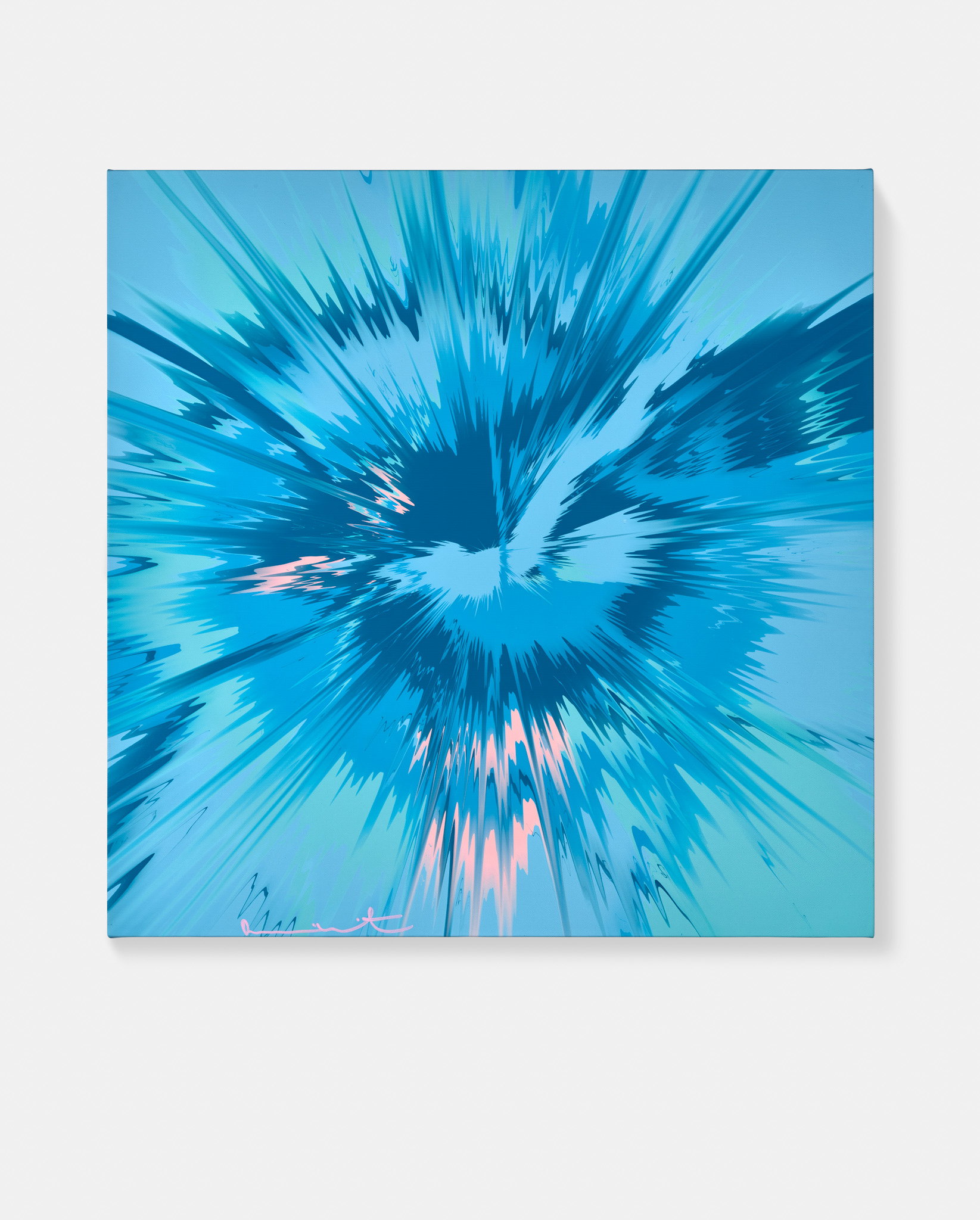 Beautiful, Almost Unchangeable, Inexpressibly Strong, Eternal And Unknown, Most Reposeful But Calm Vapor Painting image #1 main image