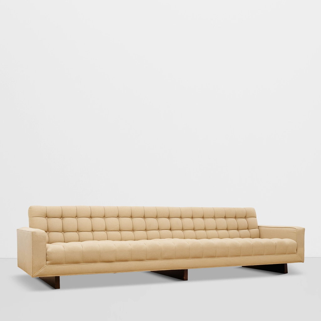 Large Tufted Sofa by Billy Haines sold for $20,500. Image courtesy of Bonhams